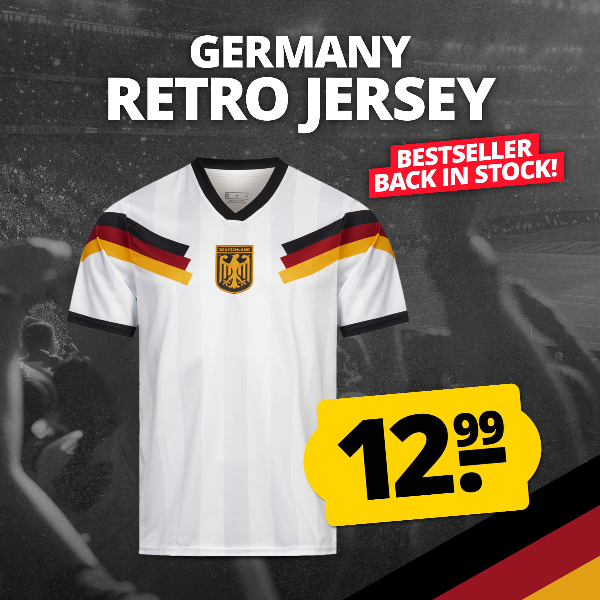 germania retro history jelex uomo maglia per il gioco in casa