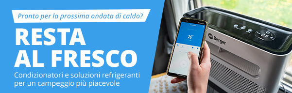 Climatizzatori e ventilatori per camper