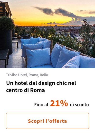 Un hotel dal design chic nel centro di Roma