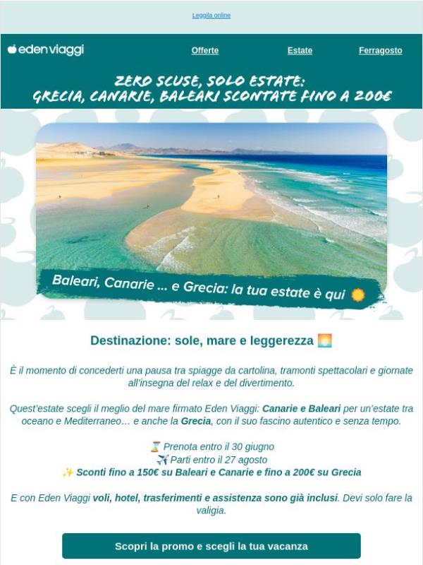 Le isole più amate dell'estate (in promo fino al 30/06) ✈️🌊