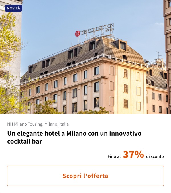 Un elegante hotel a Milano con un innovativo cocktail bar