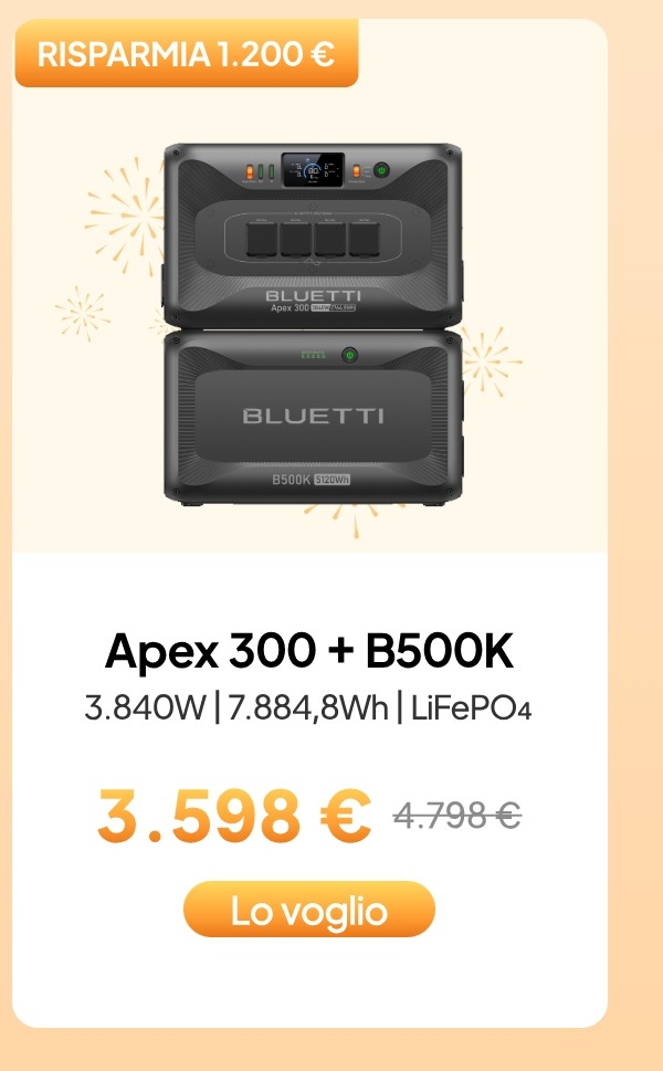 BLUETTI Apex 300+B500K