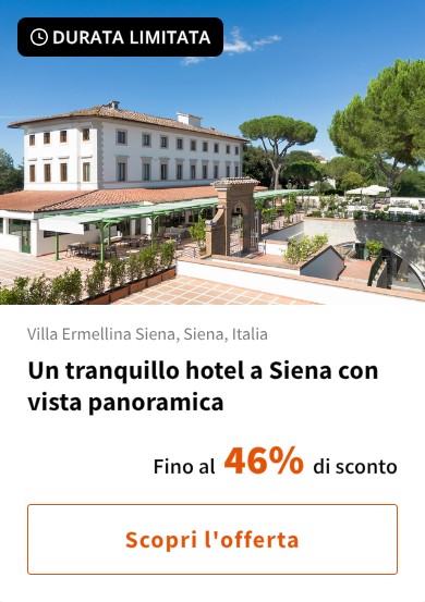 Un tranquillo hotel a Siena con vista panoramica