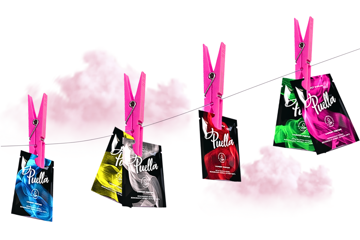 Kit di prova di profumatori per bucato Puella
