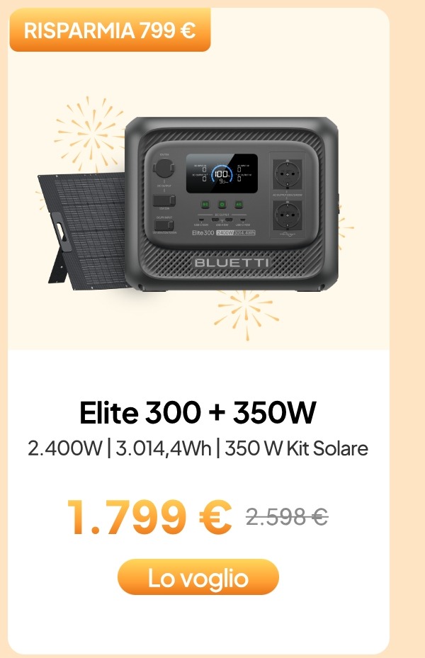 BLUETTI Elite 300+350W