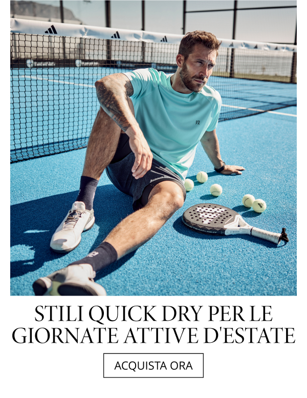 Stili Quick-Dry per le giornate ettive d'estate