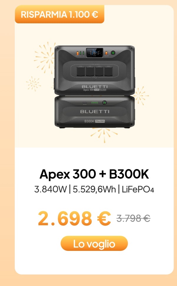 BLUETTI Apex 300+B300K