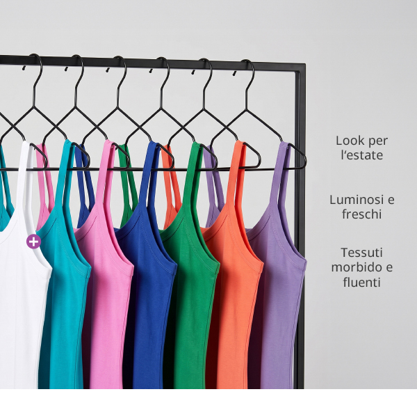 Top con spalline sottili
