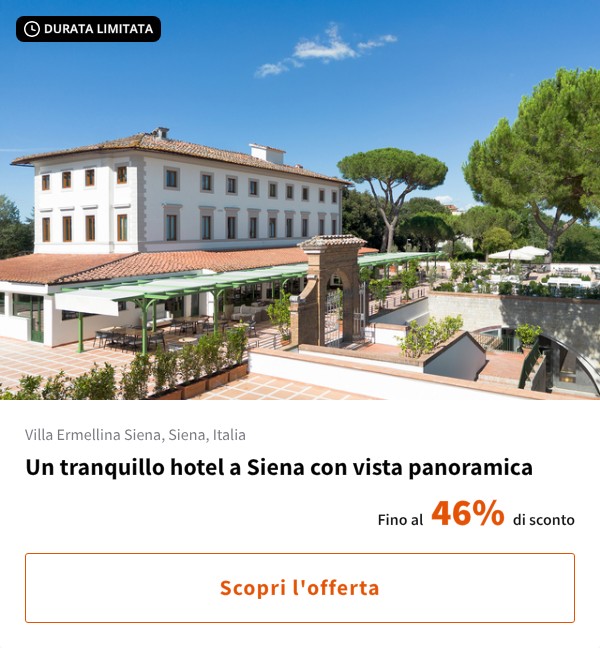 Un tranquillo hotel a Siena con vista panoramica