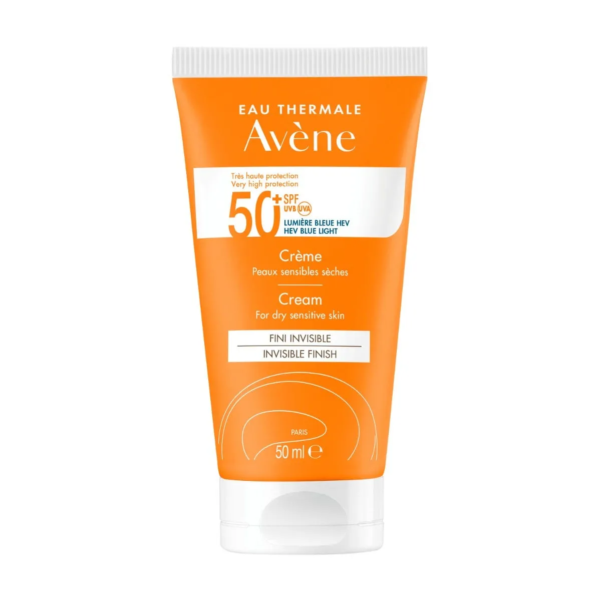 Eau Thermale Avene Solare Crema Viso SPF 50+ Protezione Molto Alta 50 ml