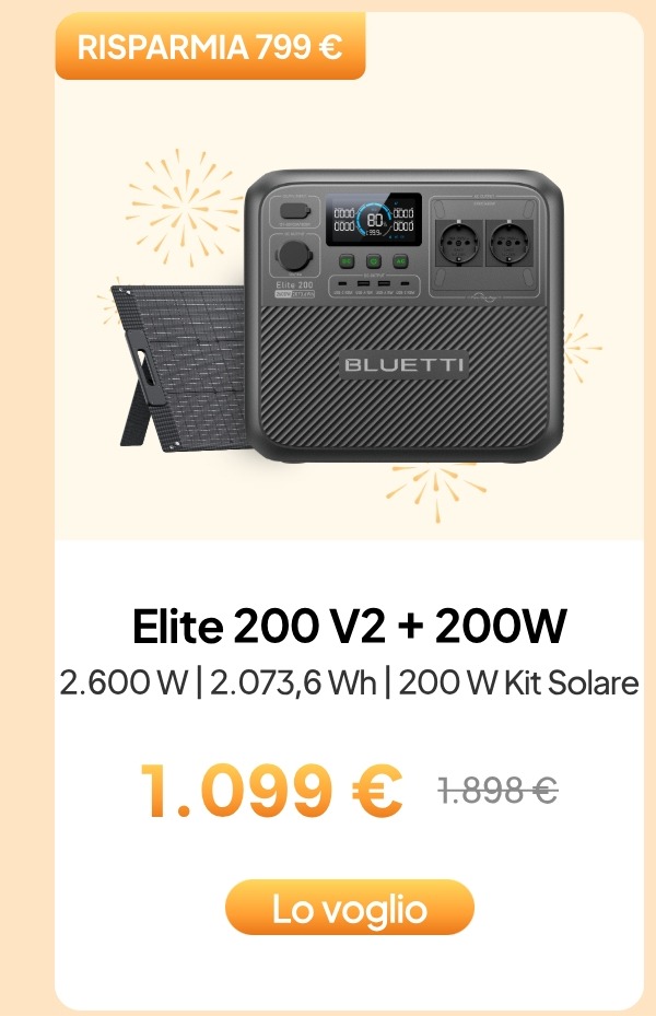 BLUETTI Elite 200 V2+200W