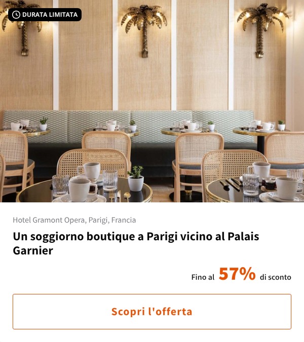 Un soggiorno boutique a Parigi vicino al Palais Garnier