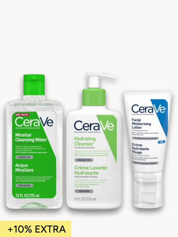 CeraVe Hydrating 3 Step Double Detergi e Idrata Set