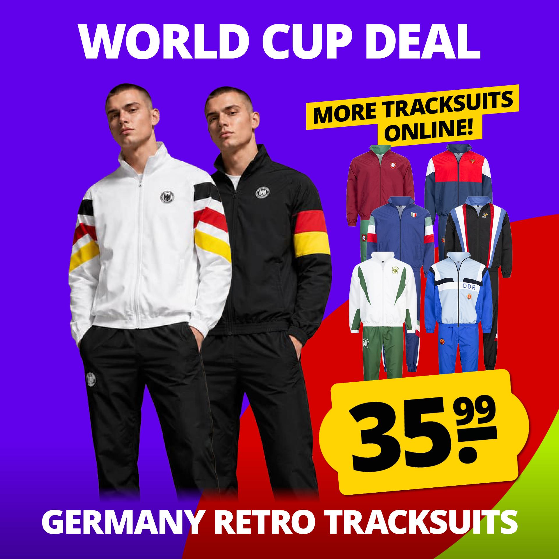 germania retro tracksuit jelex uomo per il gioco in casa tuta di rappresentanza