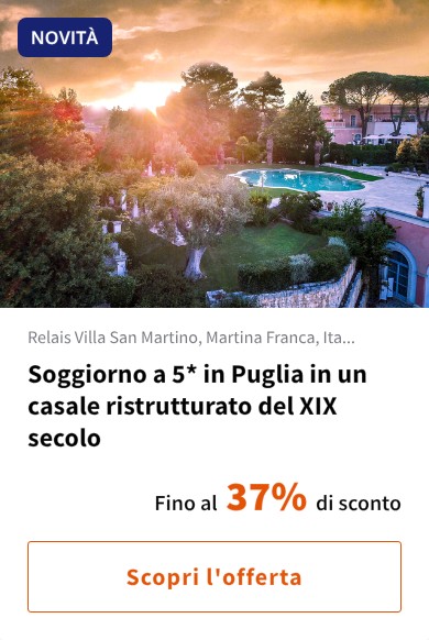 Soggiorno a 5* in Puglia in un casale ristrutturato del XIX secolo