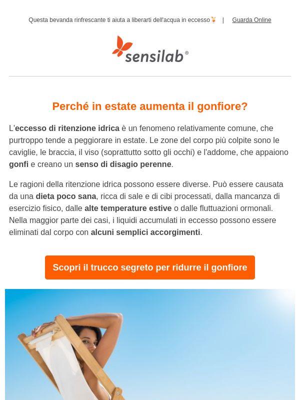 Gonfiore in aumento a causa del caldo?🎈