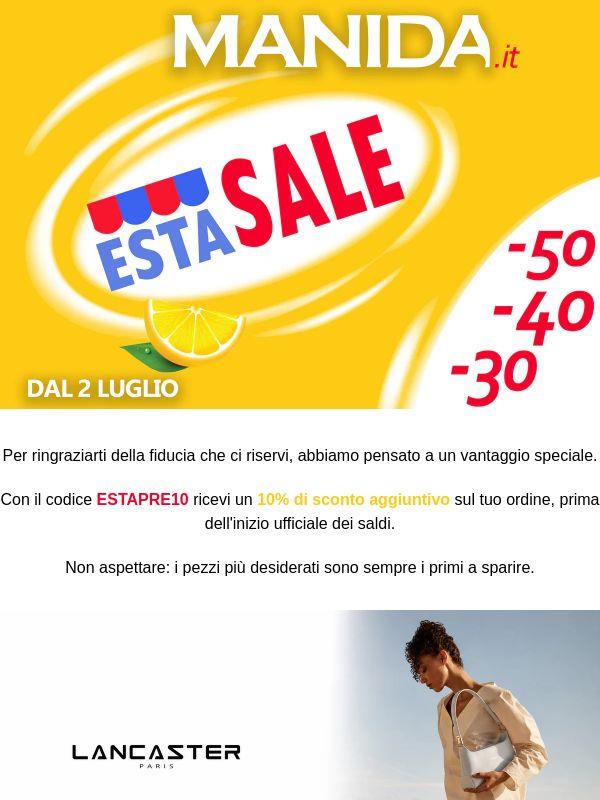 MANIDA.IT | Il tuo accesso esclusivo ai pre-saldi.