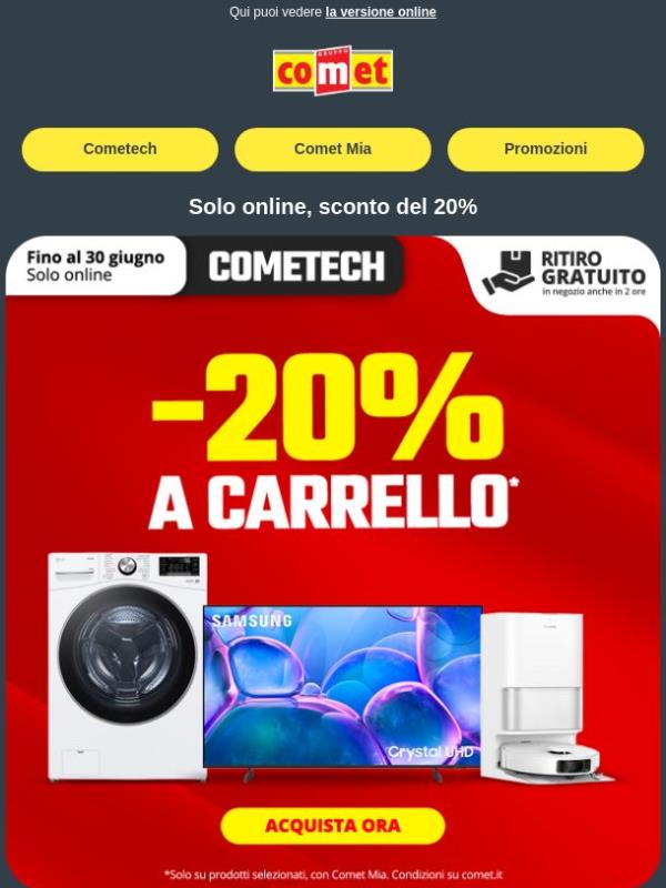 ONLINE | -20% a carrello🔥