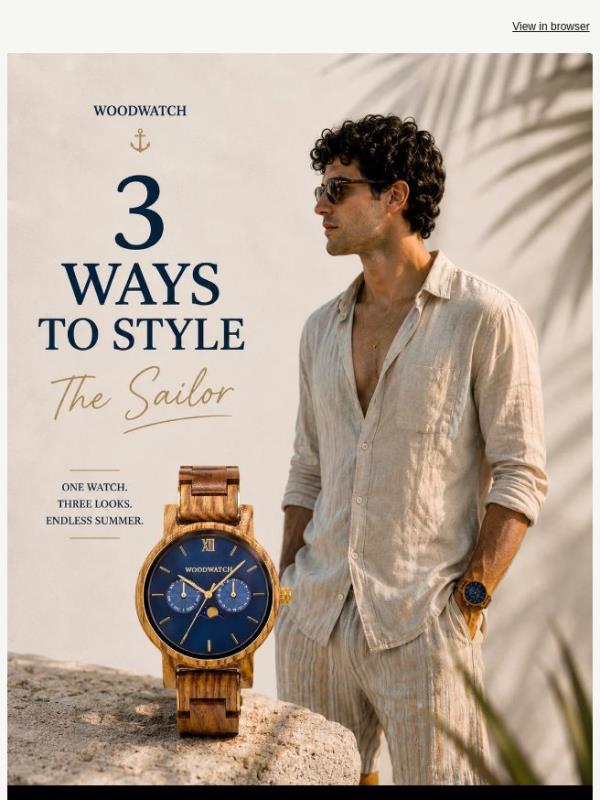 One Watch. Three Summer Looks. ☀️
