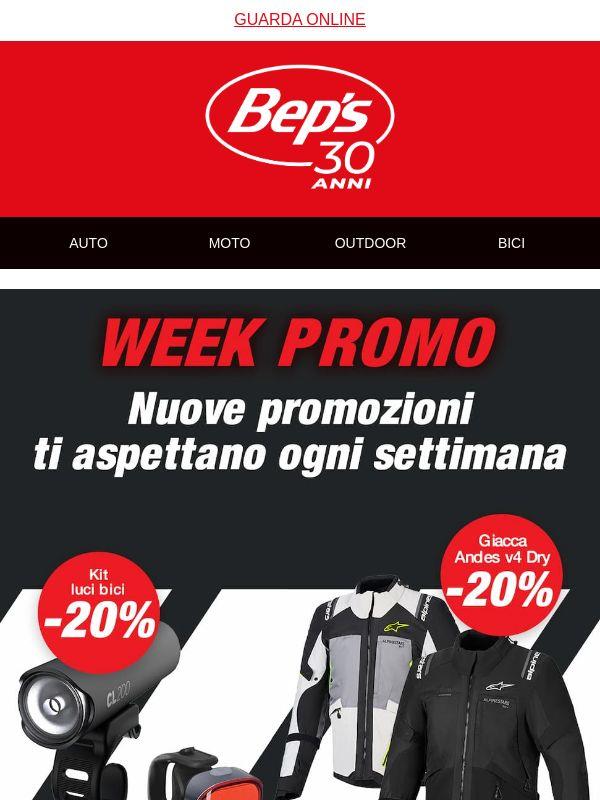 ⚡ WEEK PROMO per la tua auto, moto e bici
