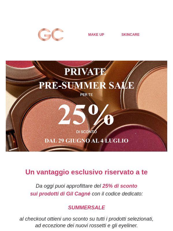 Offerta esclusiva solo per te: il tuo 25% ti aspetta!