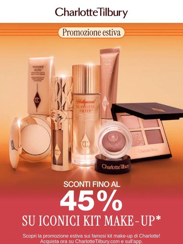 Sconti fino al 45% sui kit make-up iconici 🩷