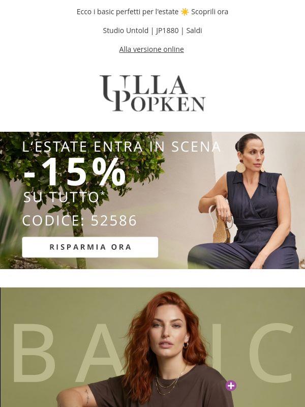 Risparmia il 15%: l'offerta di luglio ti aspetta 💥