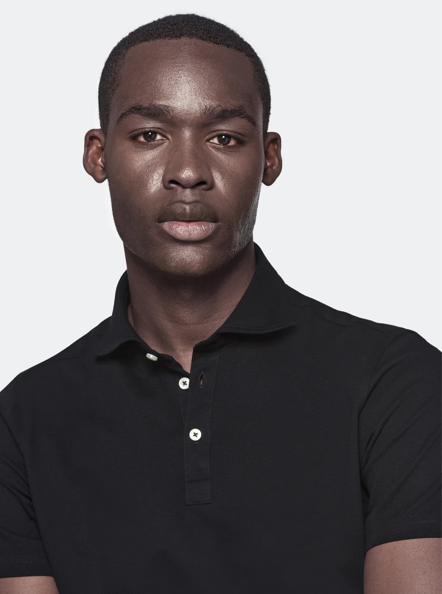 Polo manica corta in cotone piquet