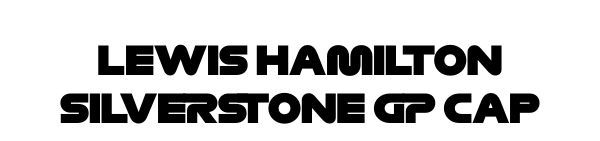 Lewis Hamilton Silverstone GP Cap