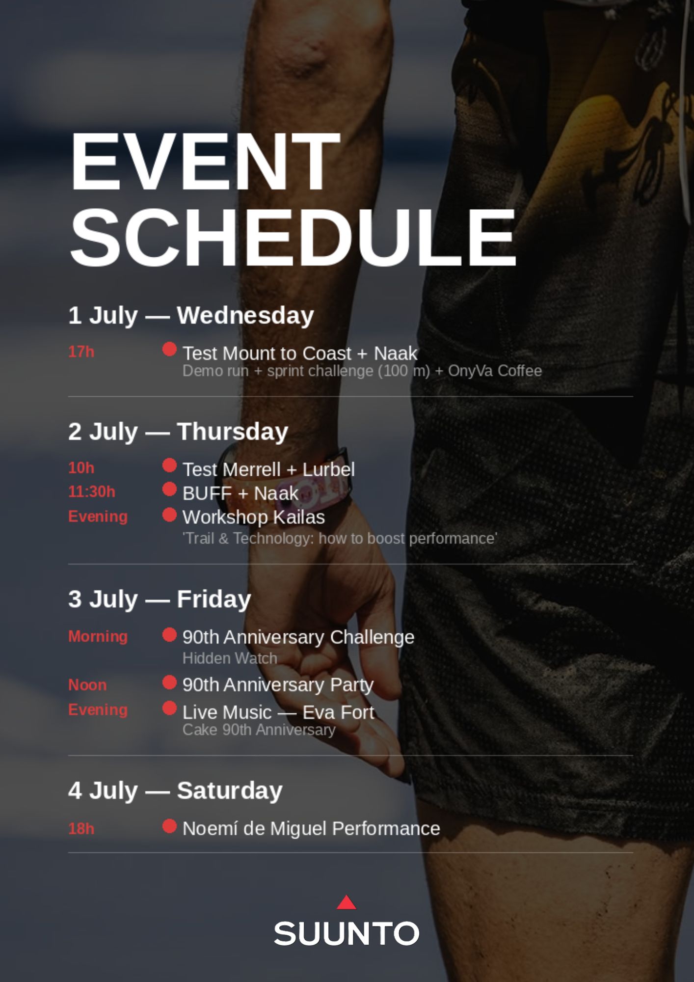 Event Schedule