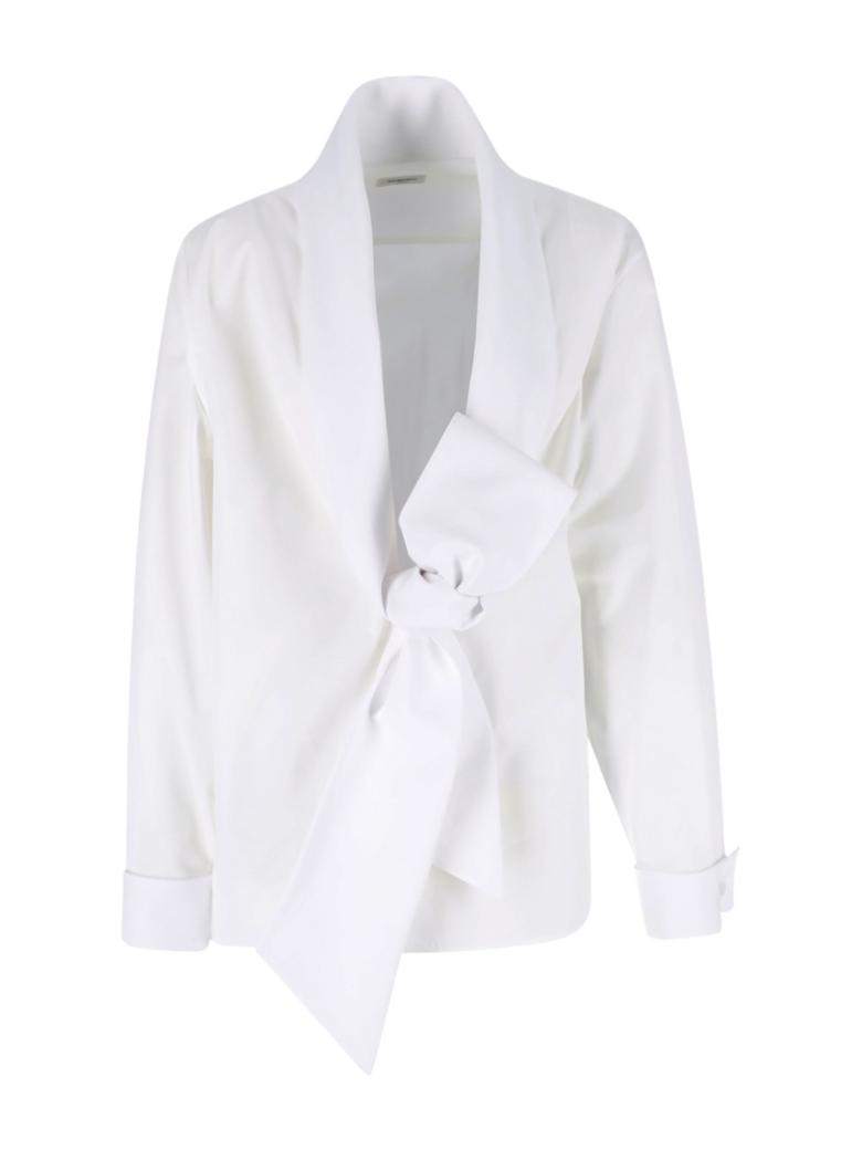 Saint Laurent - Camicia dettaglio fiocco