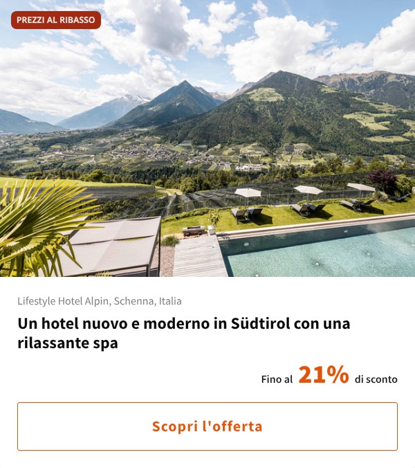 Un hotel nuovo e moderno in Südtirol con una rilassante spa