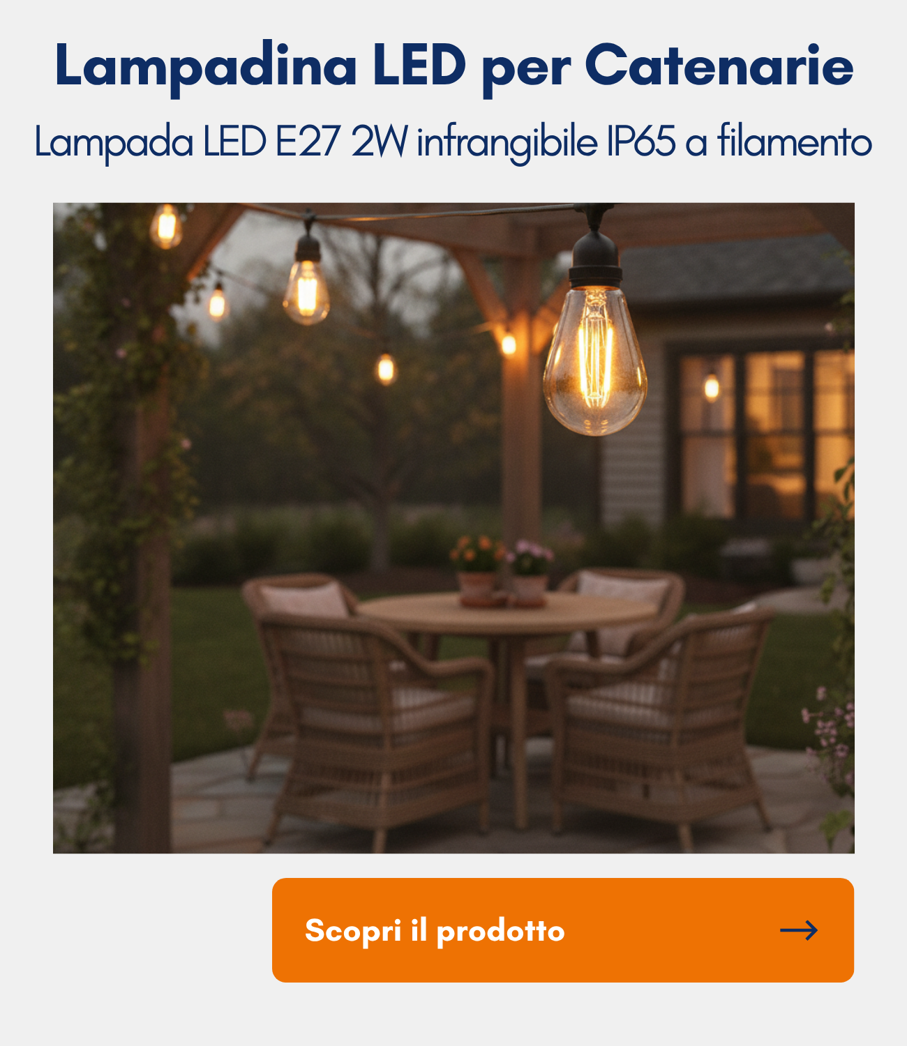 Lampadina LED per Catenarie