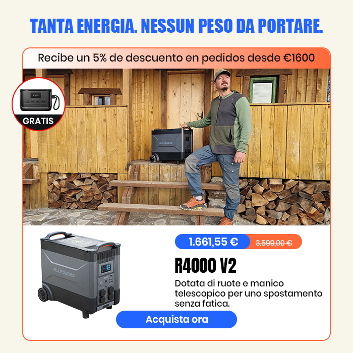 R4000 V2 Power Station Portatile 4000W 2880Wh