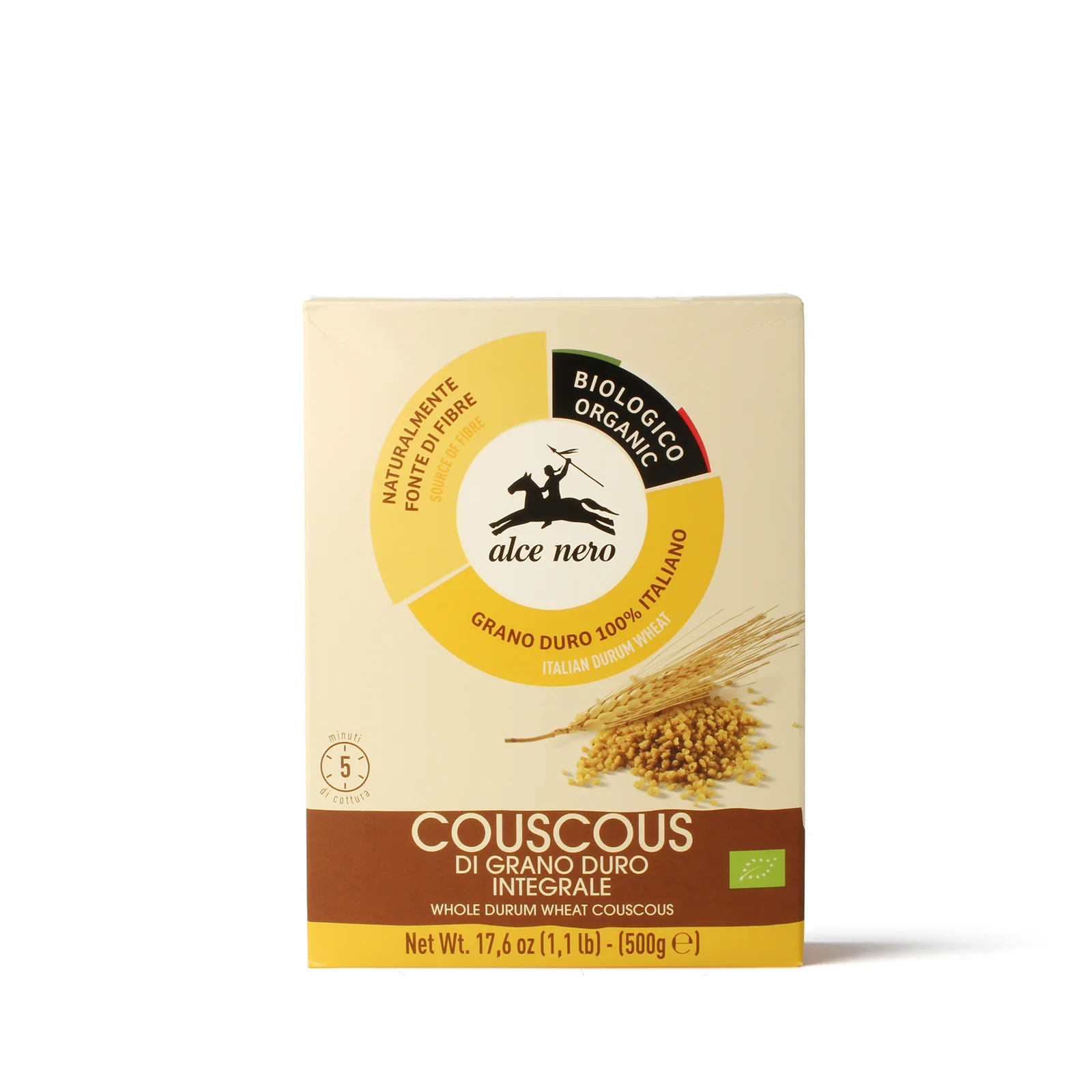 Image of Couscous di grano duro integrale biologico