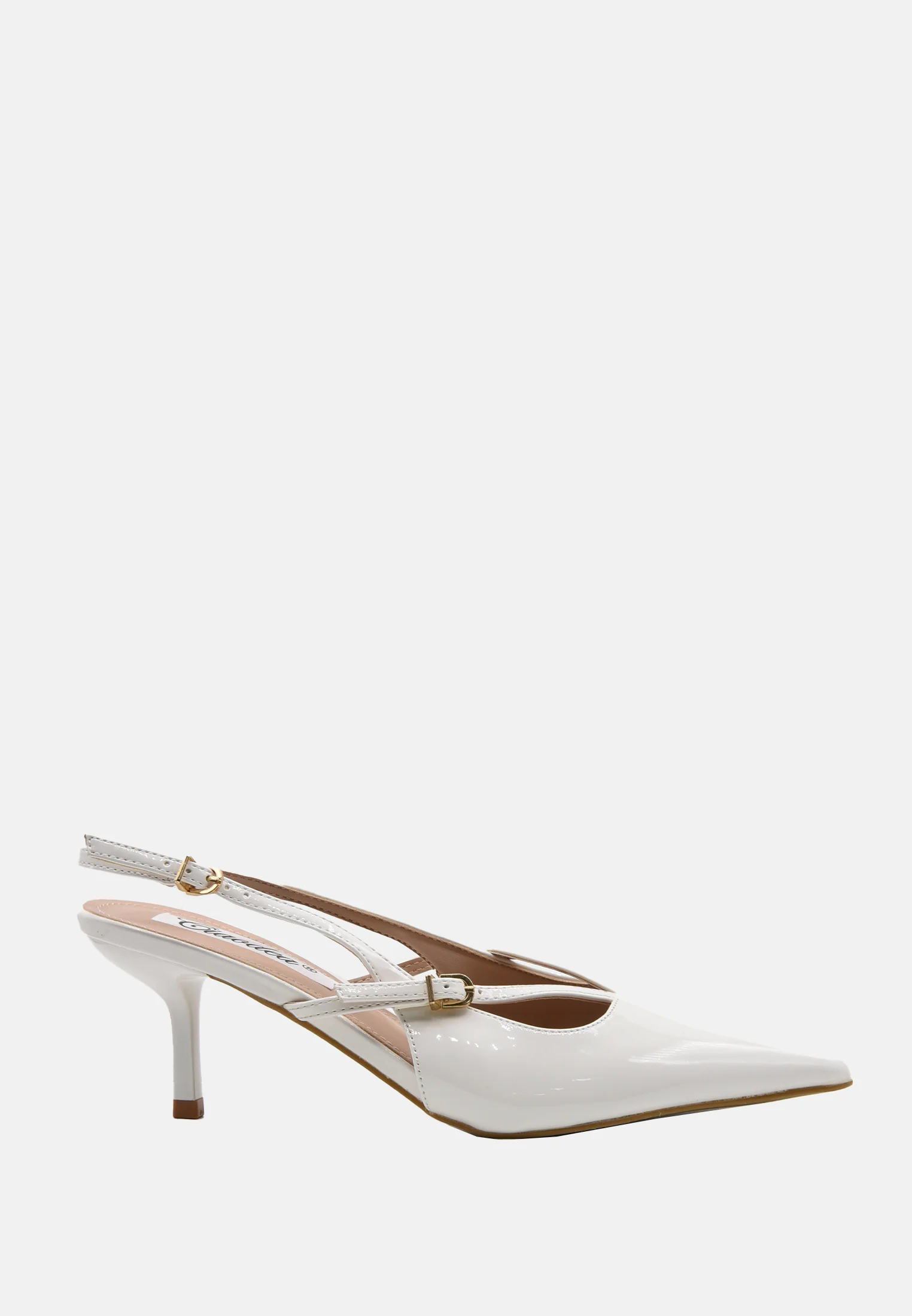 Image of Slingback lucida con cinturini