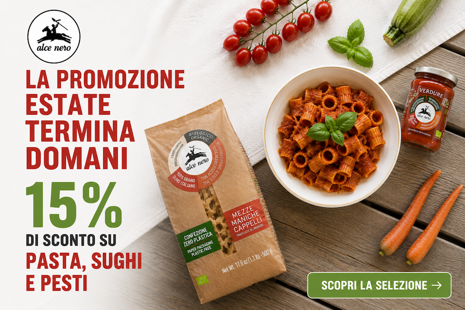 Promo estate 2026: -15% su passate, sughi e pesti
