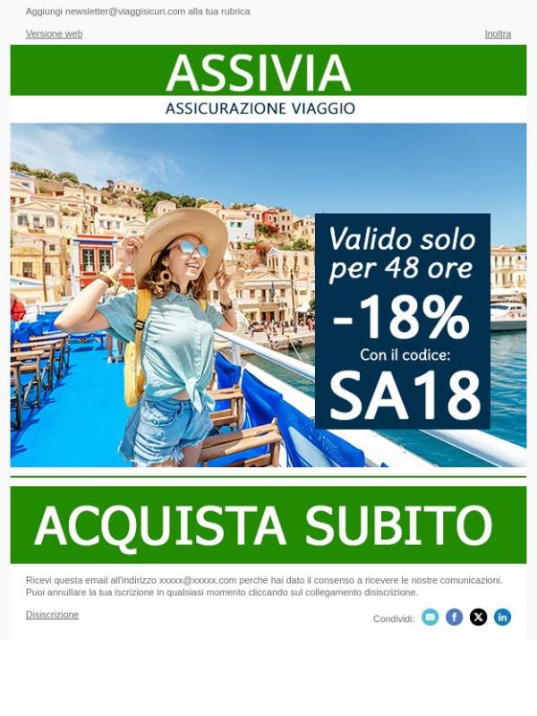 - 18% su tutte le nostre polizze!