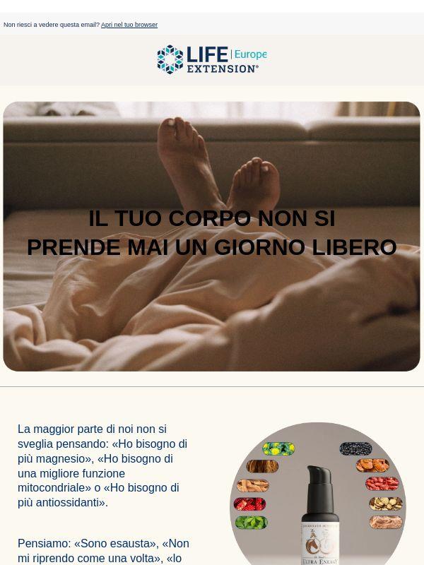 Il tuo corpo non si prende mai un giorno libero