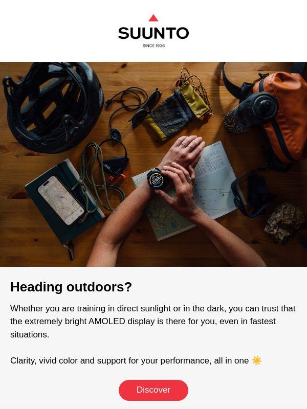 Heading outdoors? ☀️