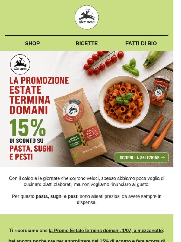 La Promo Estate sta per finire ☀️