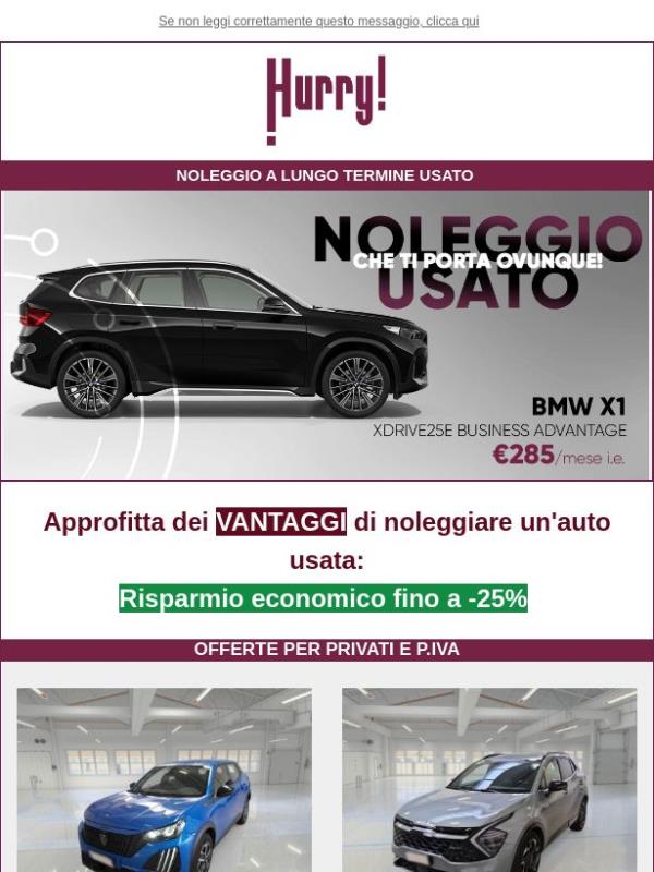 💲FINO al -25% sul NOLEGGIO DI UN' AUTO USATA: X1, 2008, Compass, e tante altre!