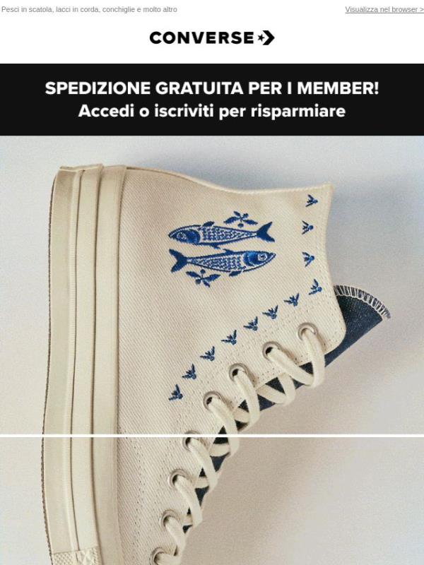 Novità: Chuck personalizzate ispirate alla costa