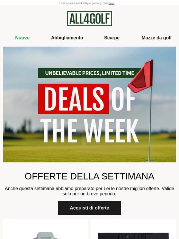 Le nuove offerte della settimana sono arrivate