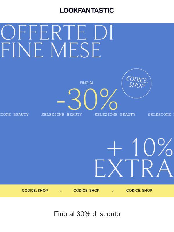 Fino al 30% di sconto