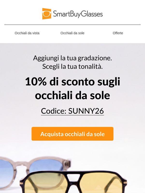 Le lenti colorate sono di tendenza