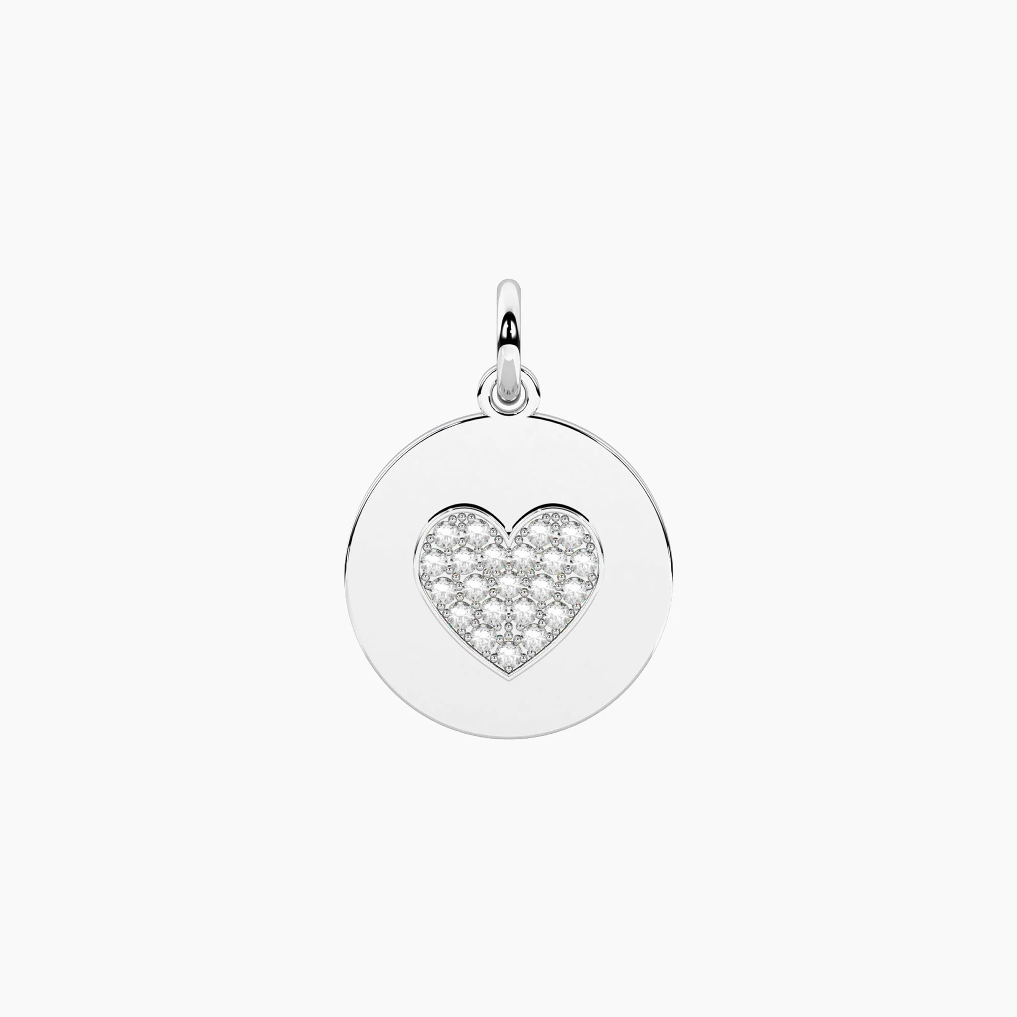 Image of Ciondolo con scritta Super Mom e cuore 