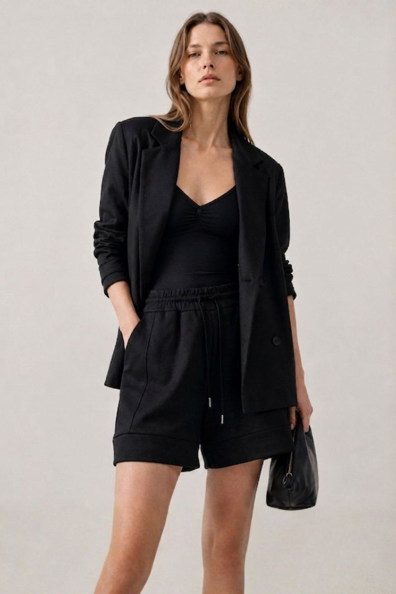 Shorts in Interlock Black