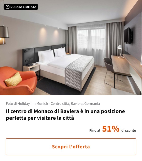 Il centro di Monaco di Baviera è in una posizione perfetta per visitare la città