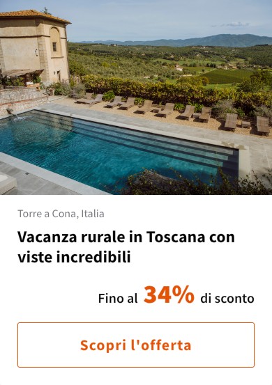 Vacanza rurale in Toscana con viste incredibili